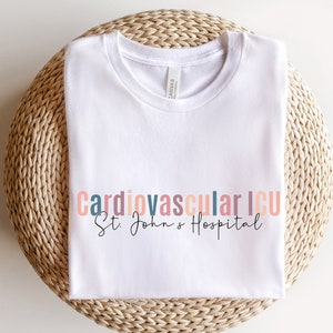 Custom CVICU Nurse Shirt, CVICU Shirt, Cvicu Nurse Shirt, Personalized CVICU Sweatshirt, Custom Hospital Shirt, Cardiovascular Icu