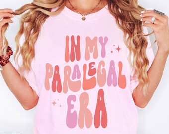 In My Paralegal Era Comfort Colors T-shirt, Retro Paralegal Shirt, Solicitor Paralegal Gift, Women in Law Shirt, Legal Assistant Sweatshirt