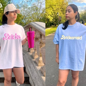 90s Retro Bride Shirt Malibu Bachelorette Preppy Bachelorette Aesthetic Bachelorette Trendy Wife Tee Oversized Bride Tee Bridal Party Shirts