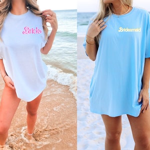 90s Bachelorette, Cabo Bachelorette, Beach Bachelorette, Pool Bachelorette, Beach Bride Shirt, Trendy Bach, Beach Cover Up, Malibu Bach