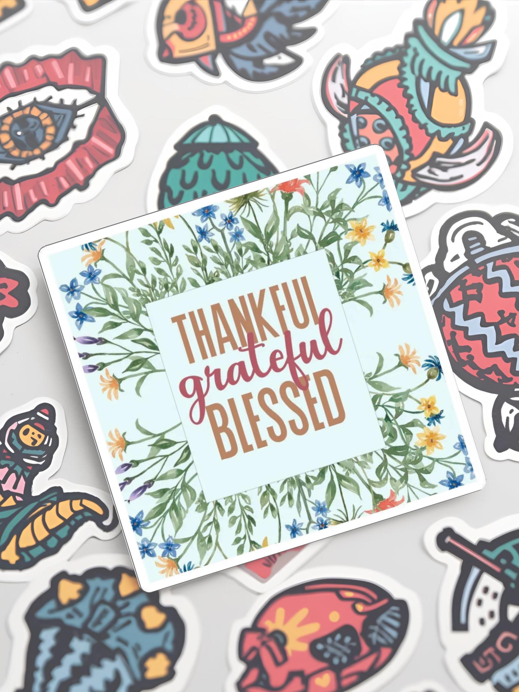 Christian Sticker: Motivational Floral Vinyl Sticker - Etsy