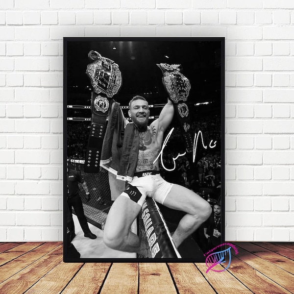 Conor Mcgregor Poster Canvas Wall Art Home Decor(Not included the frame)