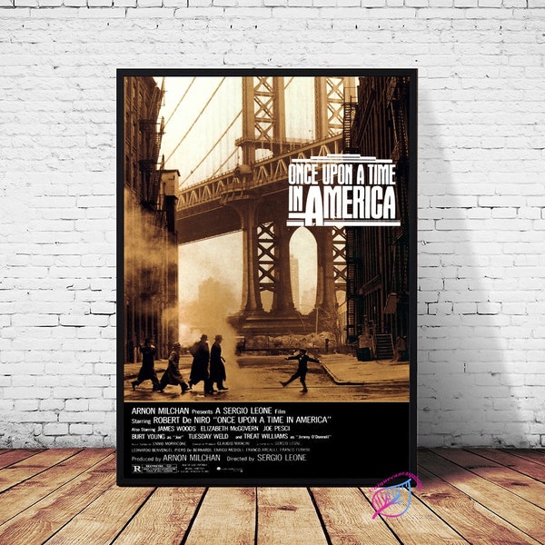 Once Upon a Time in America Movie Poster Canvas Wall Art Home Decor (geen frame)