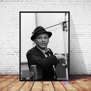 Frank Sinatra Poster Canvas Wall Art Home Decor (No Frame)