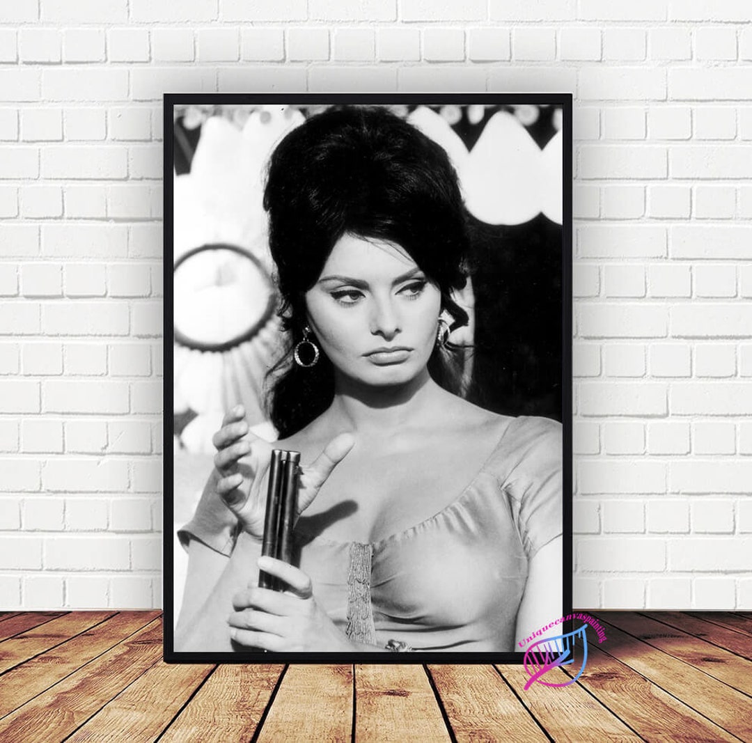 Sophia Loren Poster Canvas Wall Art Home Decor no Frame Etsy