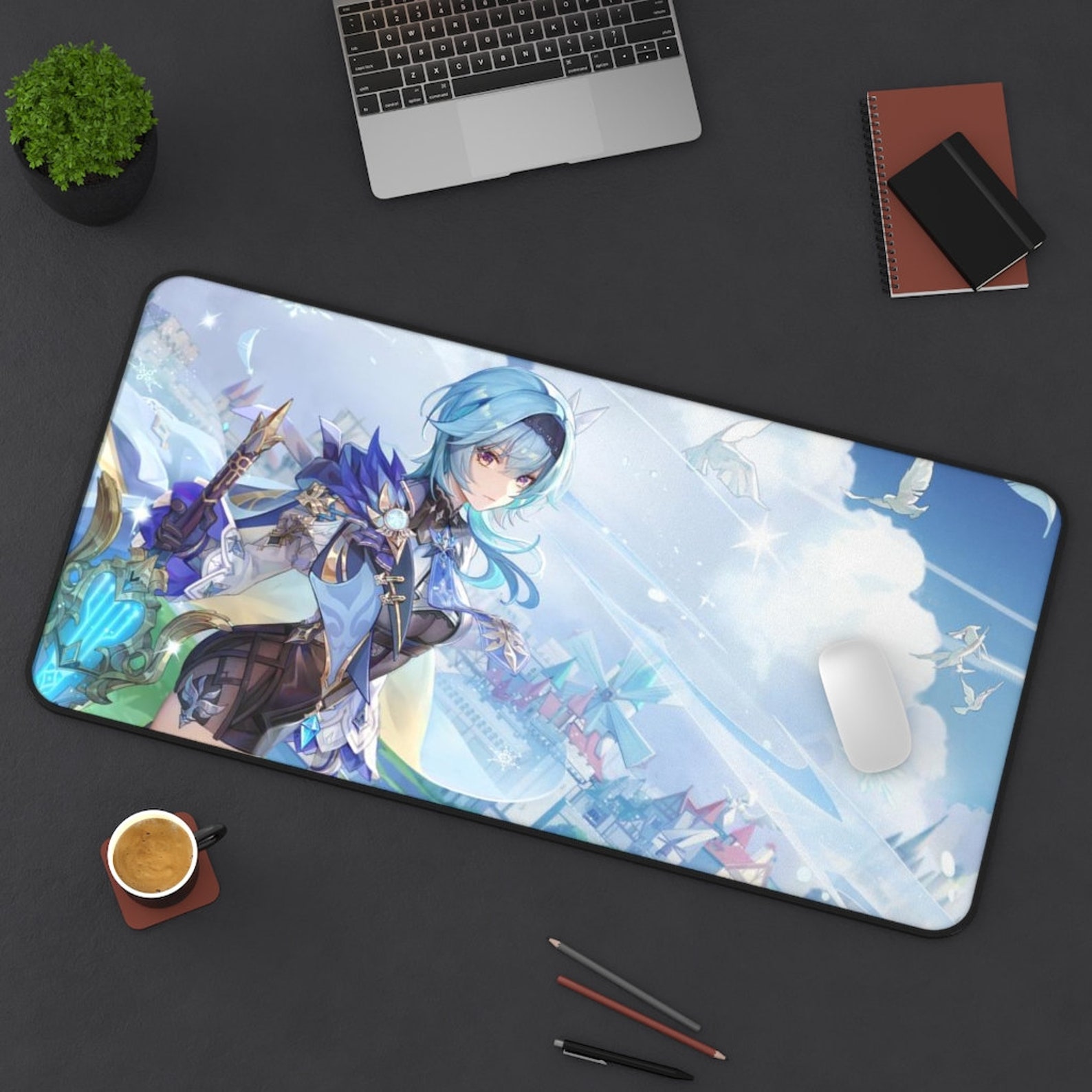 Eula Genshin Impact Desk Mat Etsy UK