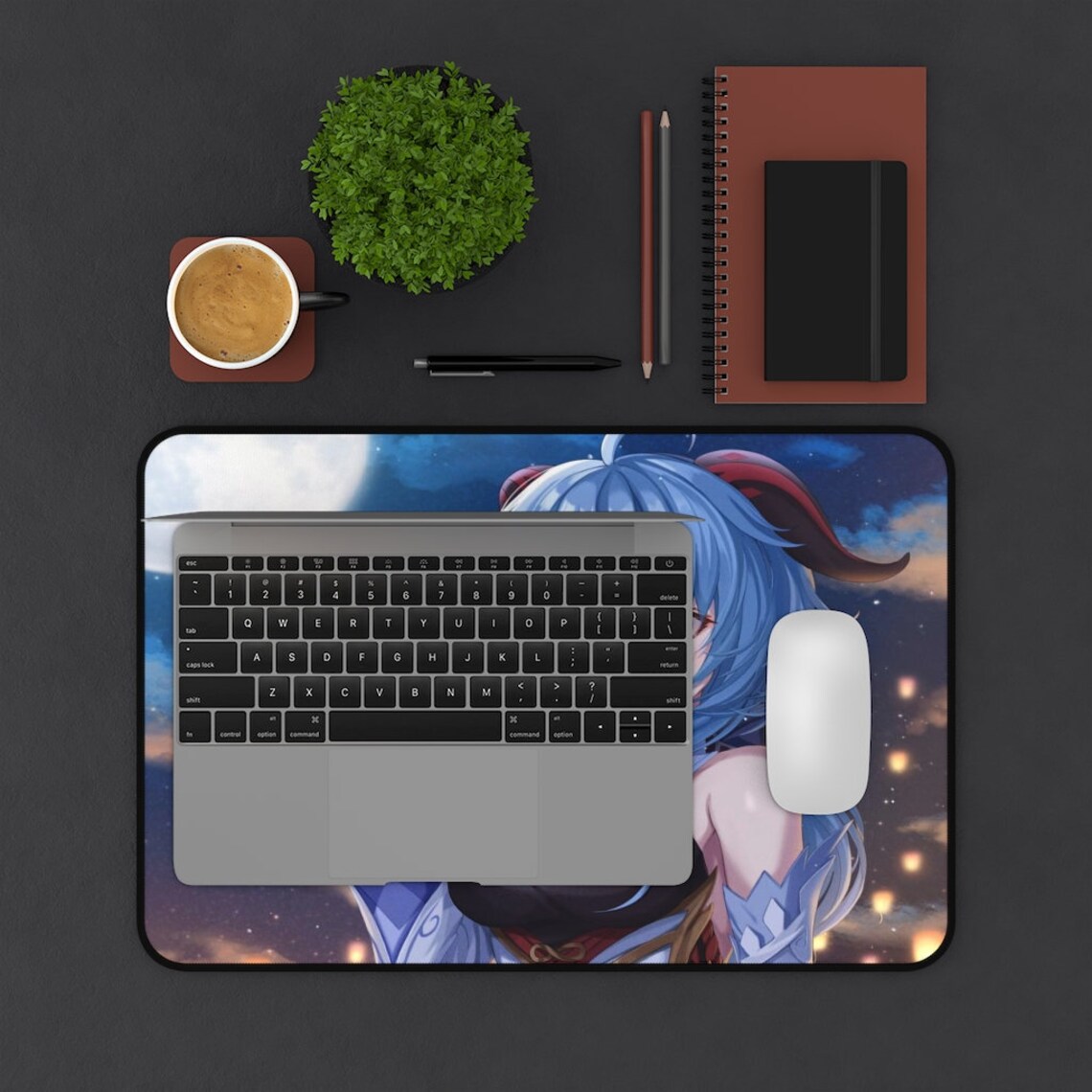 Ganyu Genshin Impact Desk Mat Etsy Ireland
