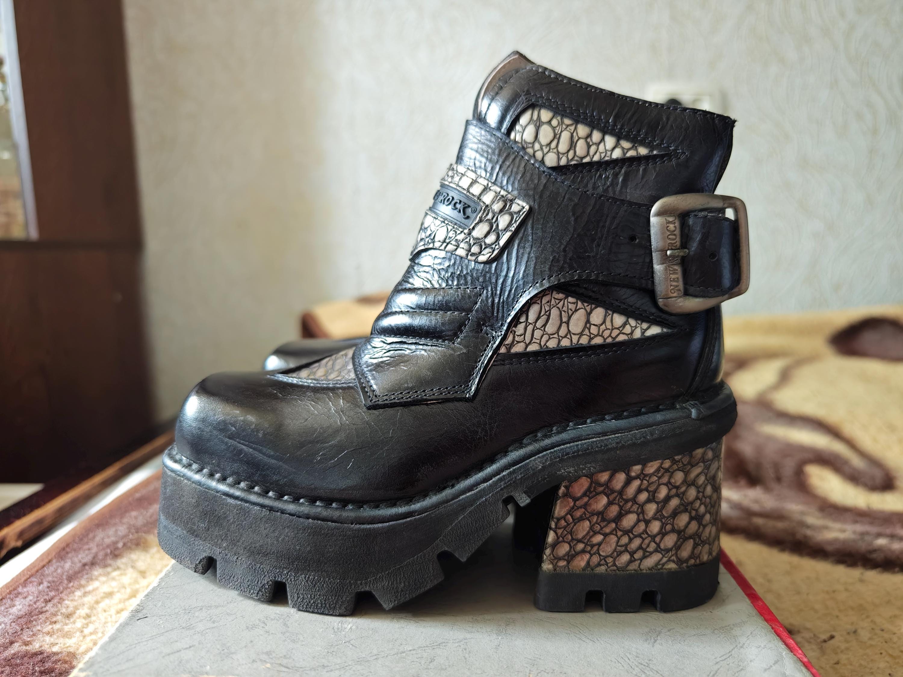 New Rock Boots 36 - Etsy New Rock Boots 36 - Etsy