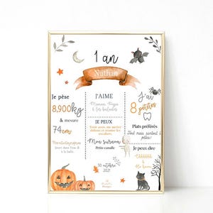 Poster Milestone Halloween