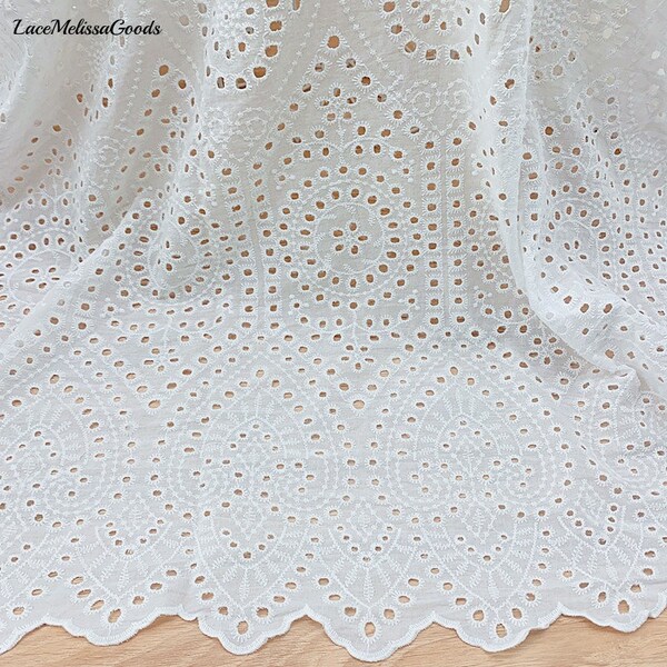 Eyelets In Textiles Cotton Eyelet Fabric - Etsy