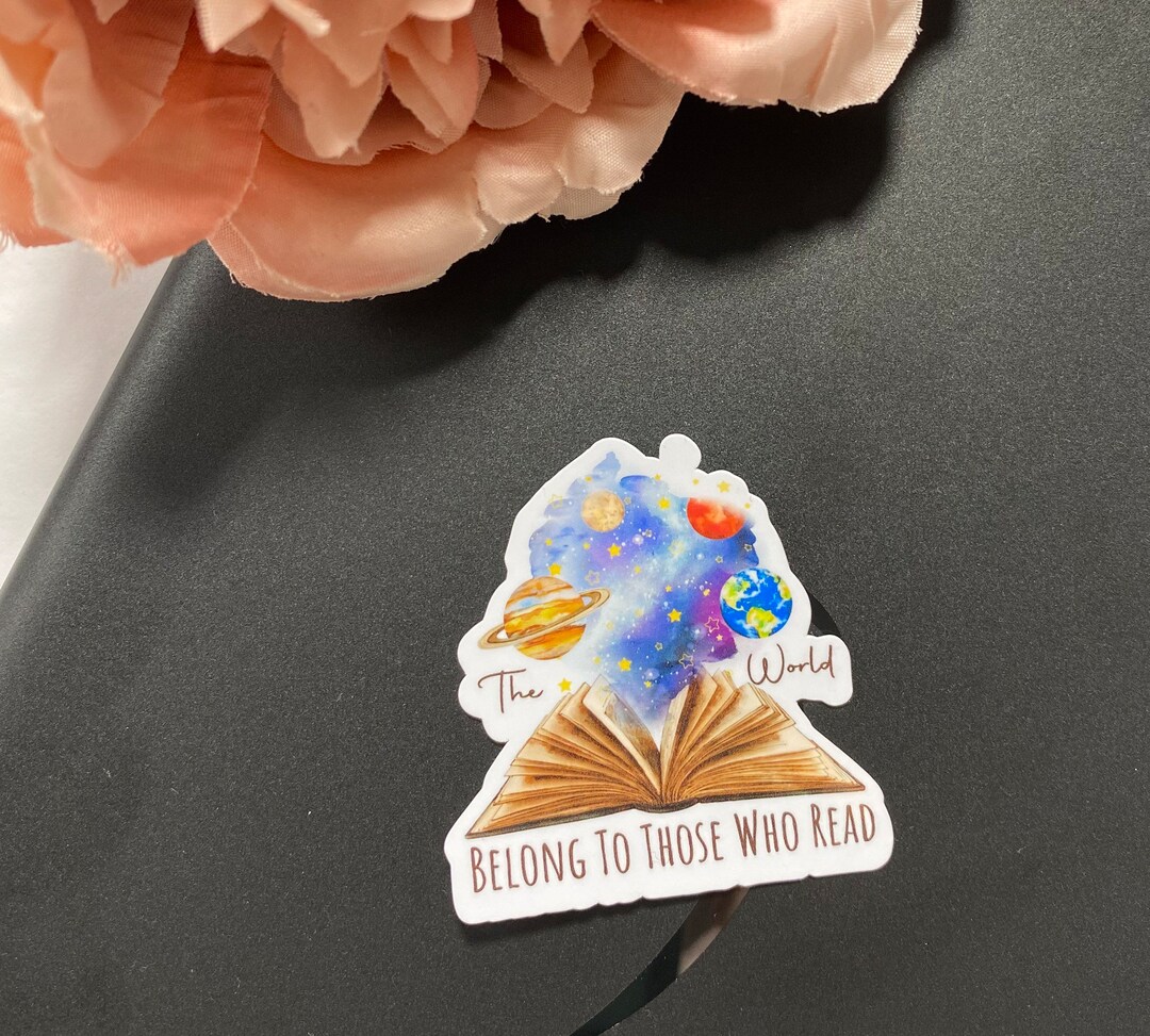 Tezza World Sticker The World Sticker, 2 Inch Die Cut Sticker, Perfect Gift for Readers and ...