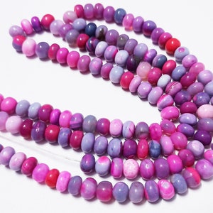 Queen Opal Rondelle Beads: Smooth Gemstone Strand, 8mm (16 Inch)