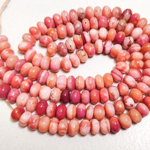 Red opal cabochon rondelle beads shape ,opal beads shape, 9  mm size,16 inch strand,smooth opal rondelle beads shape,opal gemstone