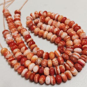 Red opal cabochon rondelle beads shape ,opal beads shape,9 to 9.5 mm size,16 inch strand,smooth opal rondelle beads ,opal gemstone