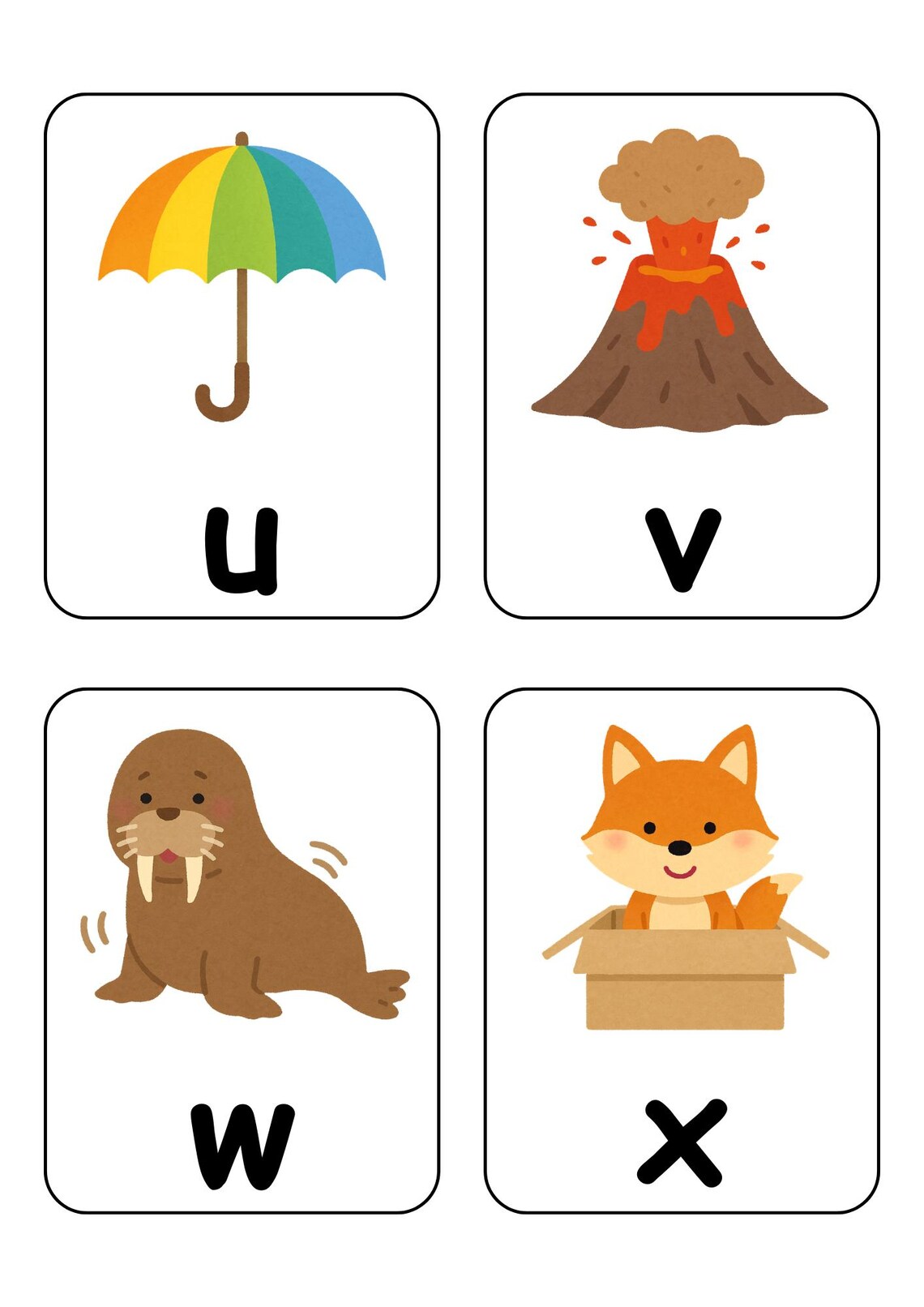 Printable Flashcards, Phonetic Alphabet, Ants on the Apple Song, A–Z ...