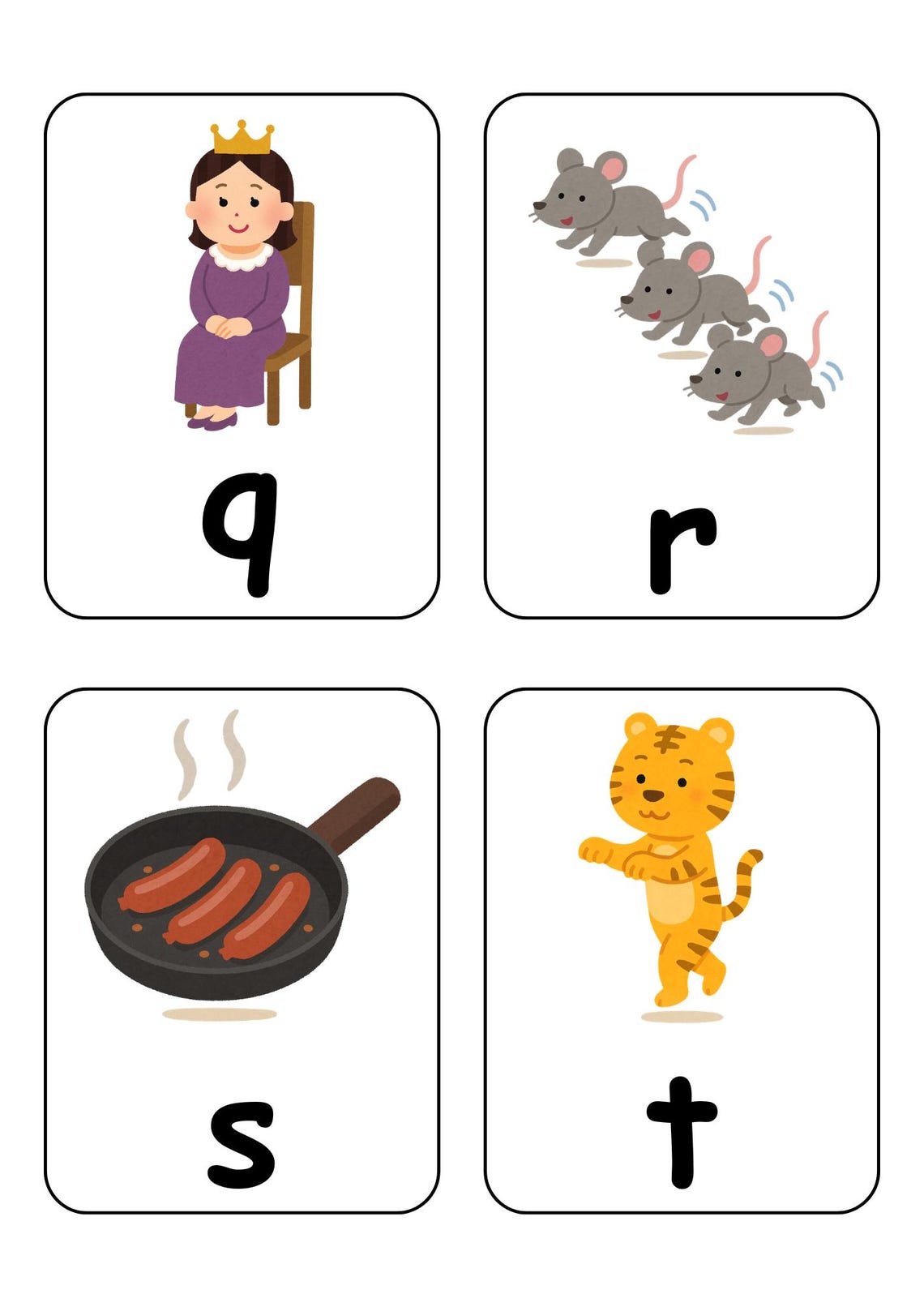 Printable Flashcards, Phonetic Alphabet, Ants on the Apple Song, A–Z ...