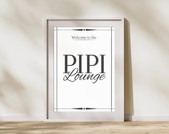 Pipi Lounge - Digitale Datei für Bilddruck