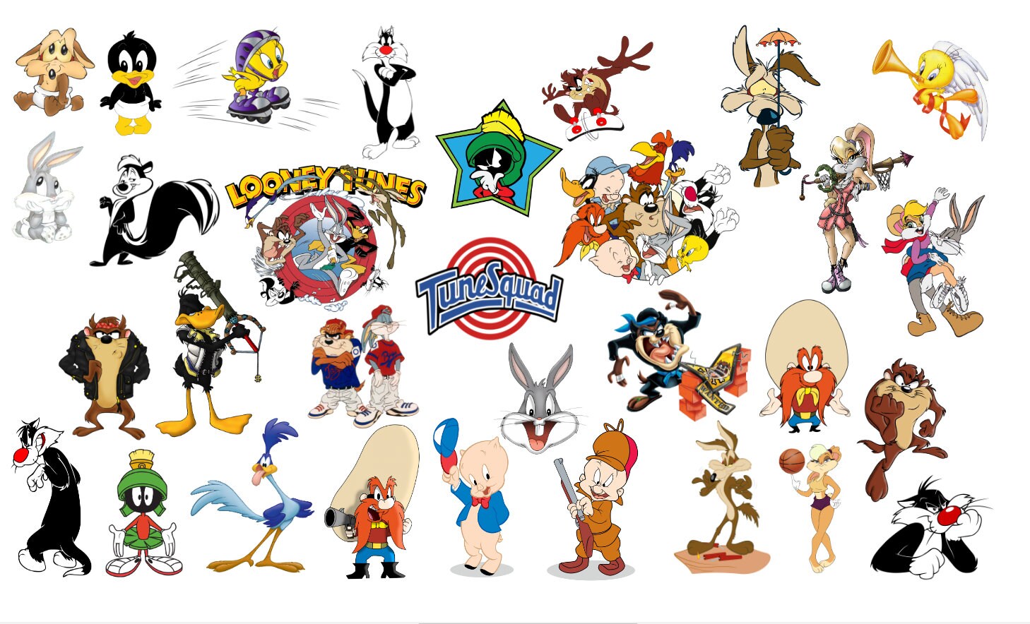 31 piezas LOONEY TUNES png Etsy México
