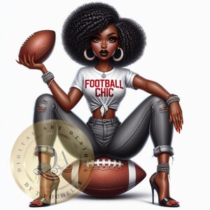 Fußball Chic || Spieltag Glam || Sportlicher Glam || Fußball Mode || Druckbar || Druck auf Bestellung || Digitaler Download || PNG