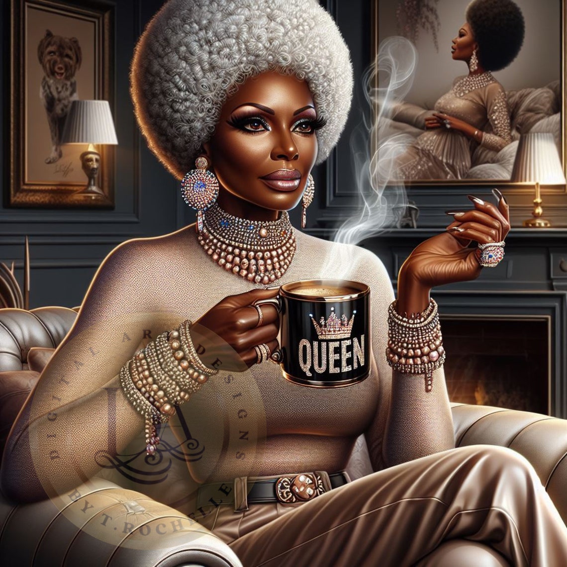 Coffee Lovers Coffee is Life Digital