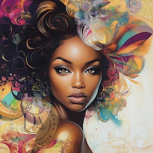 Stilvolle mutige Frau PNG || Schickes Dekor || Digitaler Download || Geschenk für sie || Druckbar || Druck auf Bestellung || Trendige Frauen Kunst