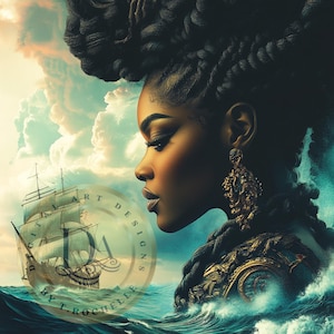 Navigating the Storm - Inspirational Art PNG || Strength and Resilience Decor || Uplifting Gift Idea || Digital Download || Print On Demand