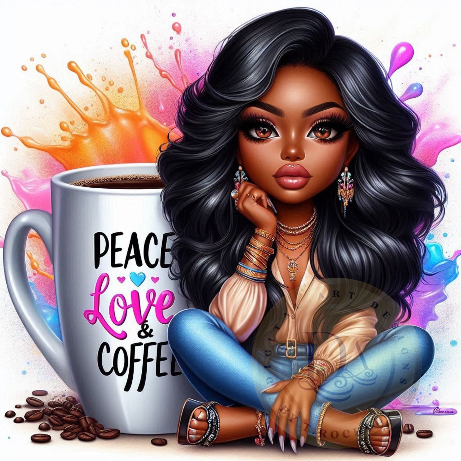 Coffee Lovers Coffee is Life Digital Download Coffee and Convo