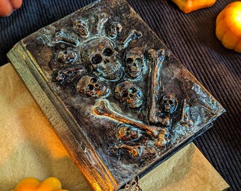 Gothic Book of Shadows for Practical Magic, Blank Spell Book, Spooky Christmas Gift