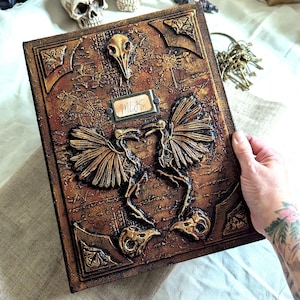 Witchy Grimoire A4: Personalised Notebook for Shadow Work, Book of Shadows, Grimoire Binder Ring