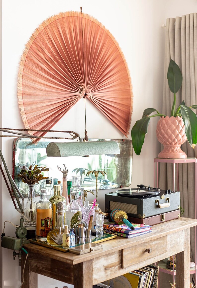 60 Inch Bamboo Wall Fan Large Bamboo Fan Wall Decor Giant Etsy