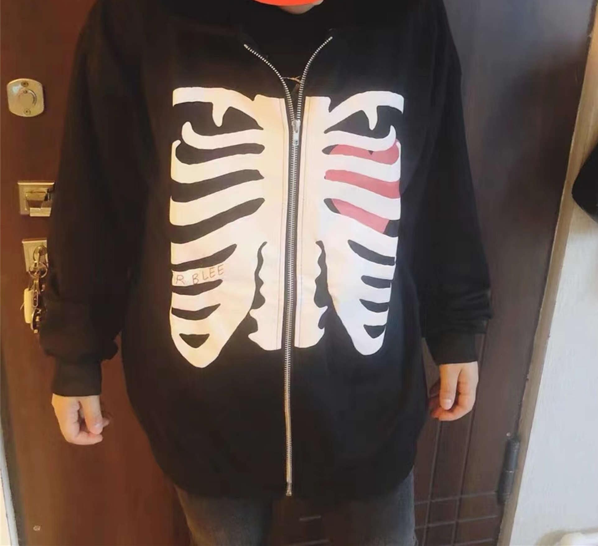Skull Y2k Hoodie - Etsy