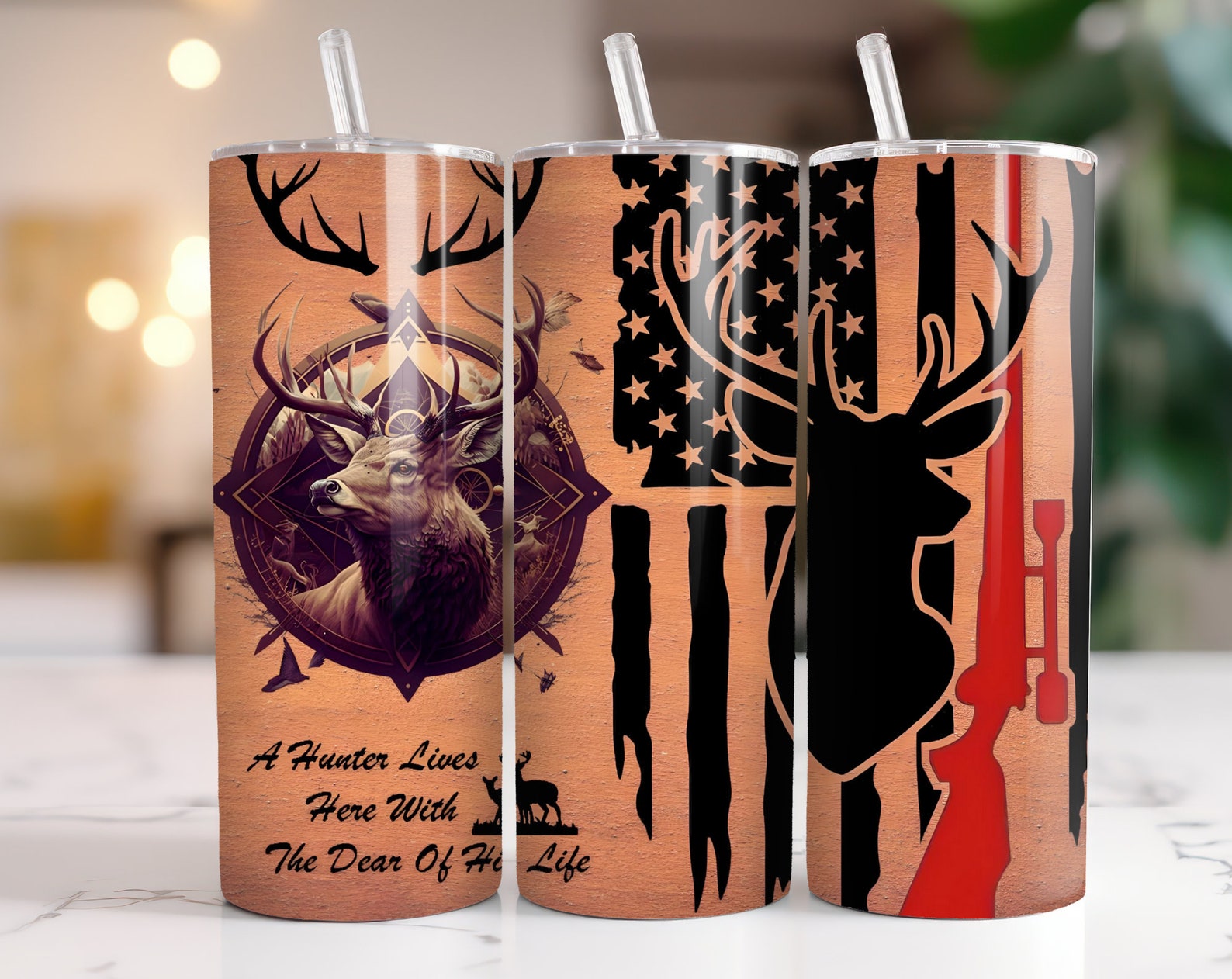 120 + Hunting Tumbler Wrap, Deer Hunting Tumbler, Hunting Life 20oz ...