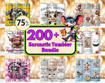 200+ Sarcastic Tumbler Wrap, Funny Sarcastic Quotes Tumbler, 20oz Skinny Straight Funny Saying Sublimation, Funny Sarcastic Tumbler Wrap PNG
