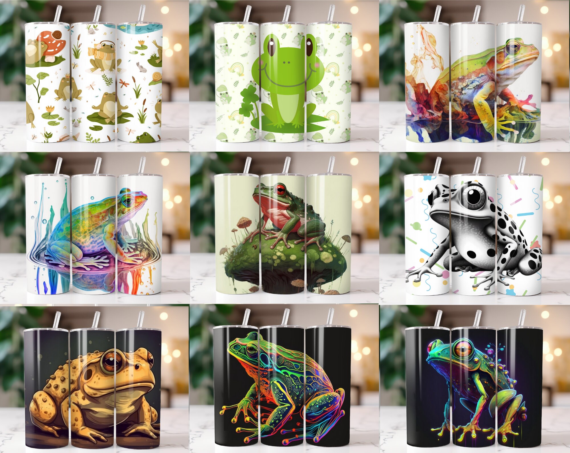 50+ Frog Tumbler Wrap, Funny Frog Tumbler Wrap, 20oz Frog Sublimation ...