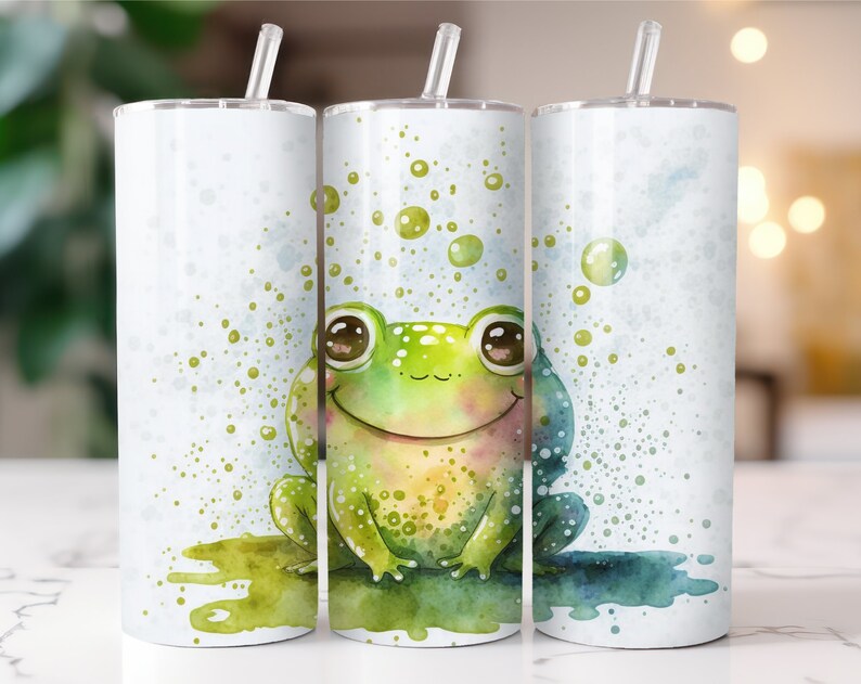 50+ Frog Tumbler Wrap, Funny Frog Tumbler Wrap, 20oz Frog Sublimation ...
