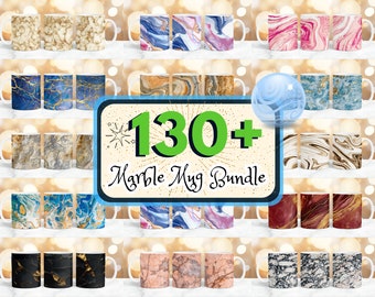 Paquete de más de 130 fundas para tazas de mármol, fundas para tazas con efecto mármol, fundas para tazas de mármol bonitas, tazas de mármol de 325 ml, fundas para tazas de mármol de 400 ml, sublimación de tazas de mármol