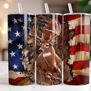 120 + Hunting Tumbler Wrap, Deer Hunting Tumbler, Hunting Life 20oz ...