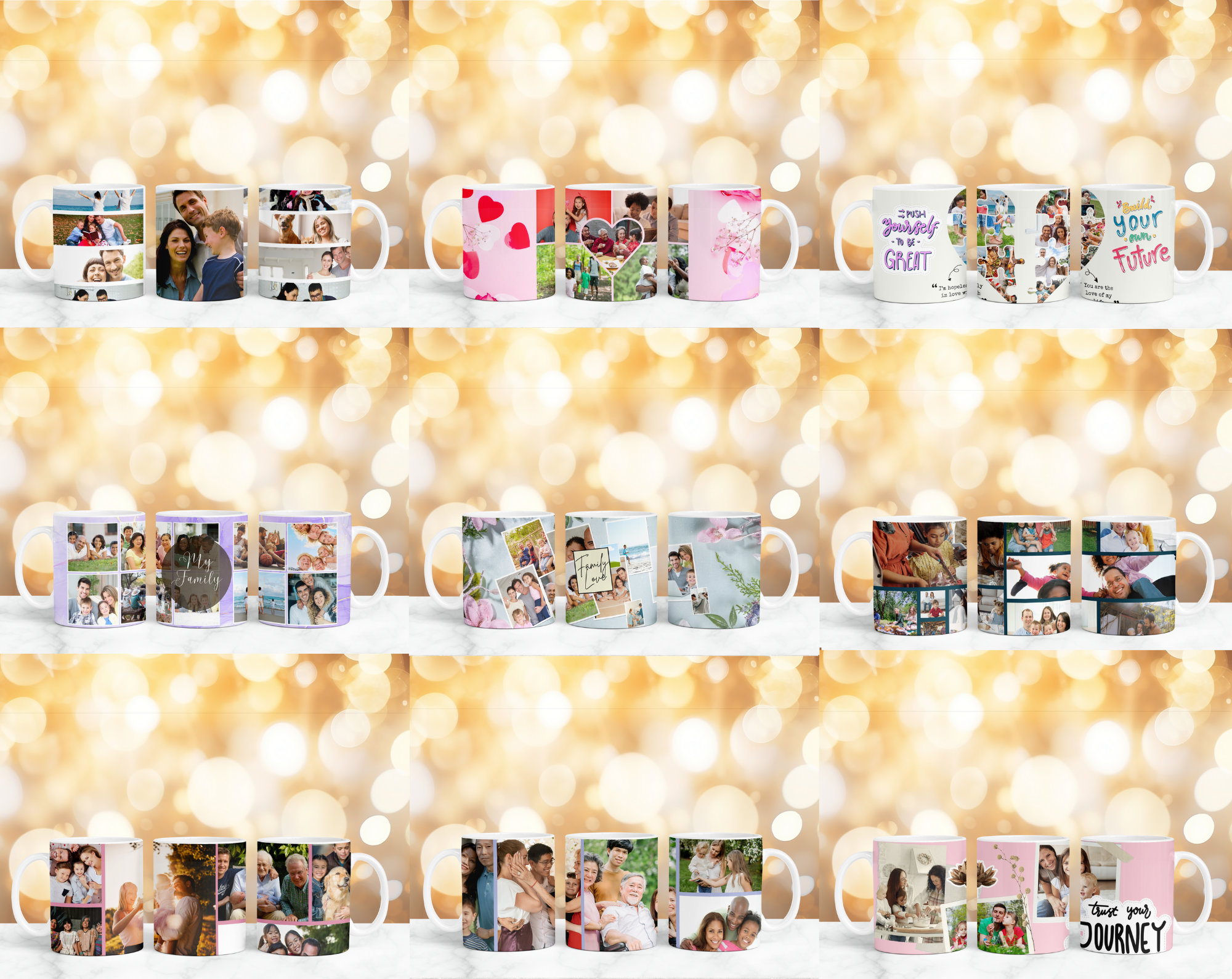 Subli Photo 110 + Mug Add Your Own Photo Mug Wrap Bundle, Photo Sublimation Designs ...