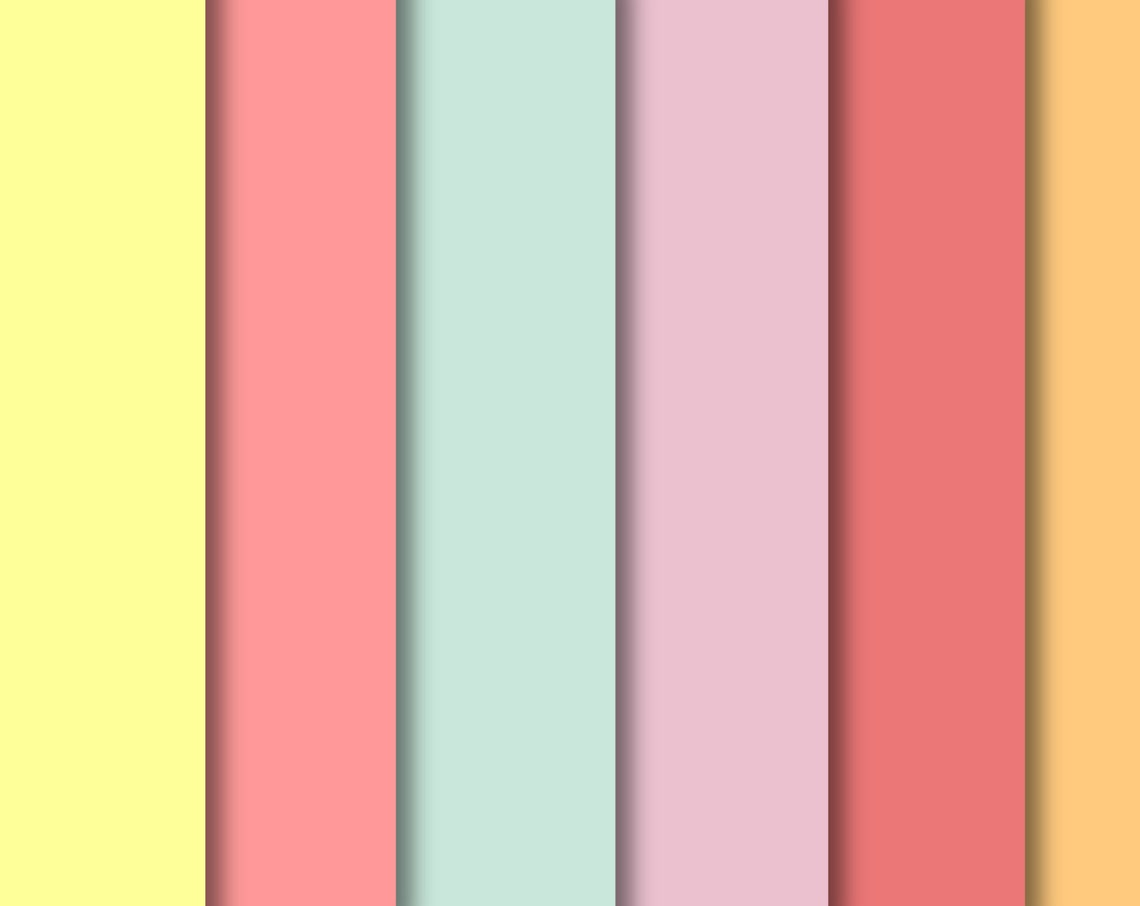 52 + Pastel Color Digital Paper, Watercolor Seamless Pattern, Pastel ...
