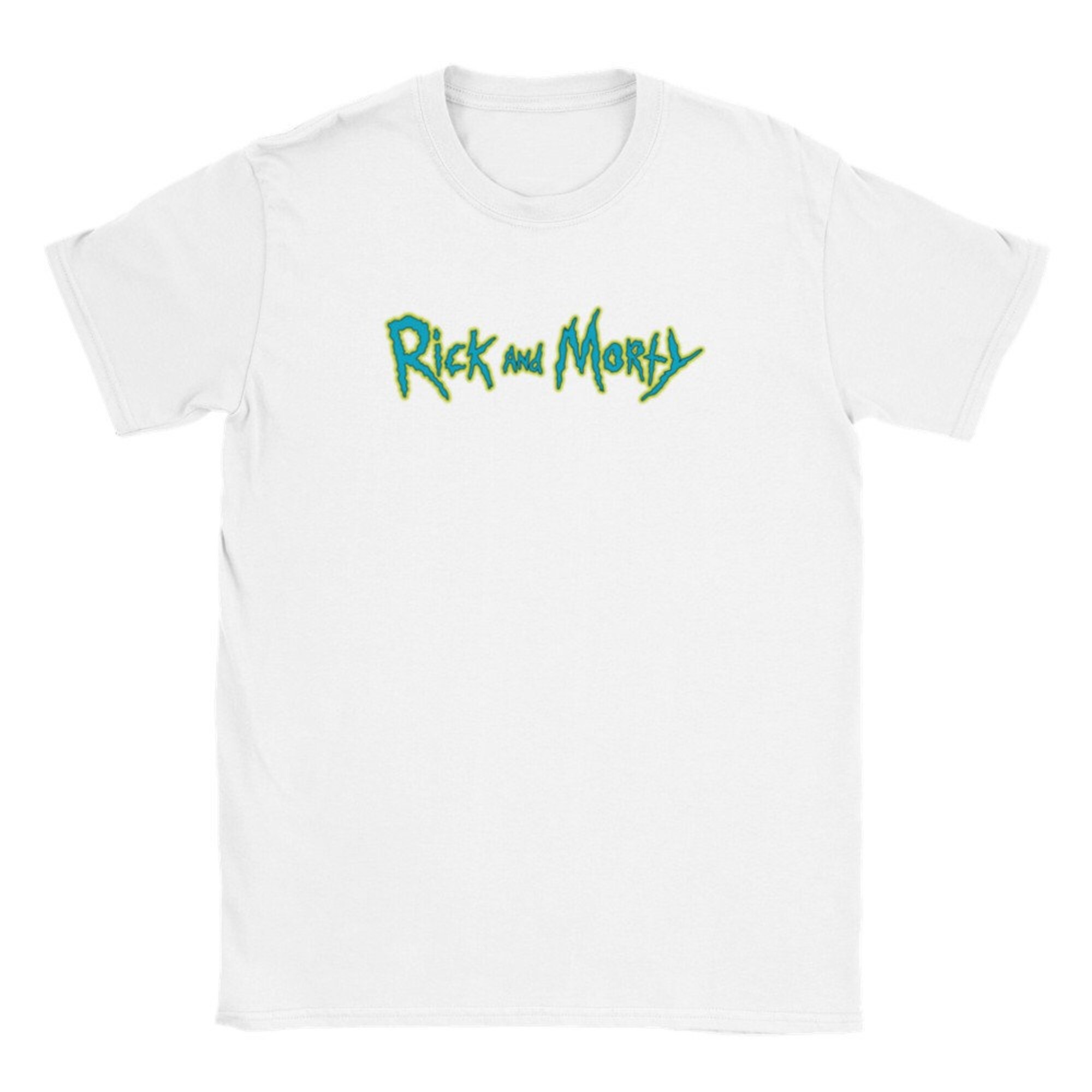 Discover Rick And Morty Printed Men T shirt Cotton Soft Summer T-shirt for Men, White&Black Mens Birthday Gift Unisex Short Sleeve Shirt