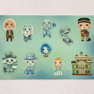 Glow in the Dark Mansion Sticker Sheet