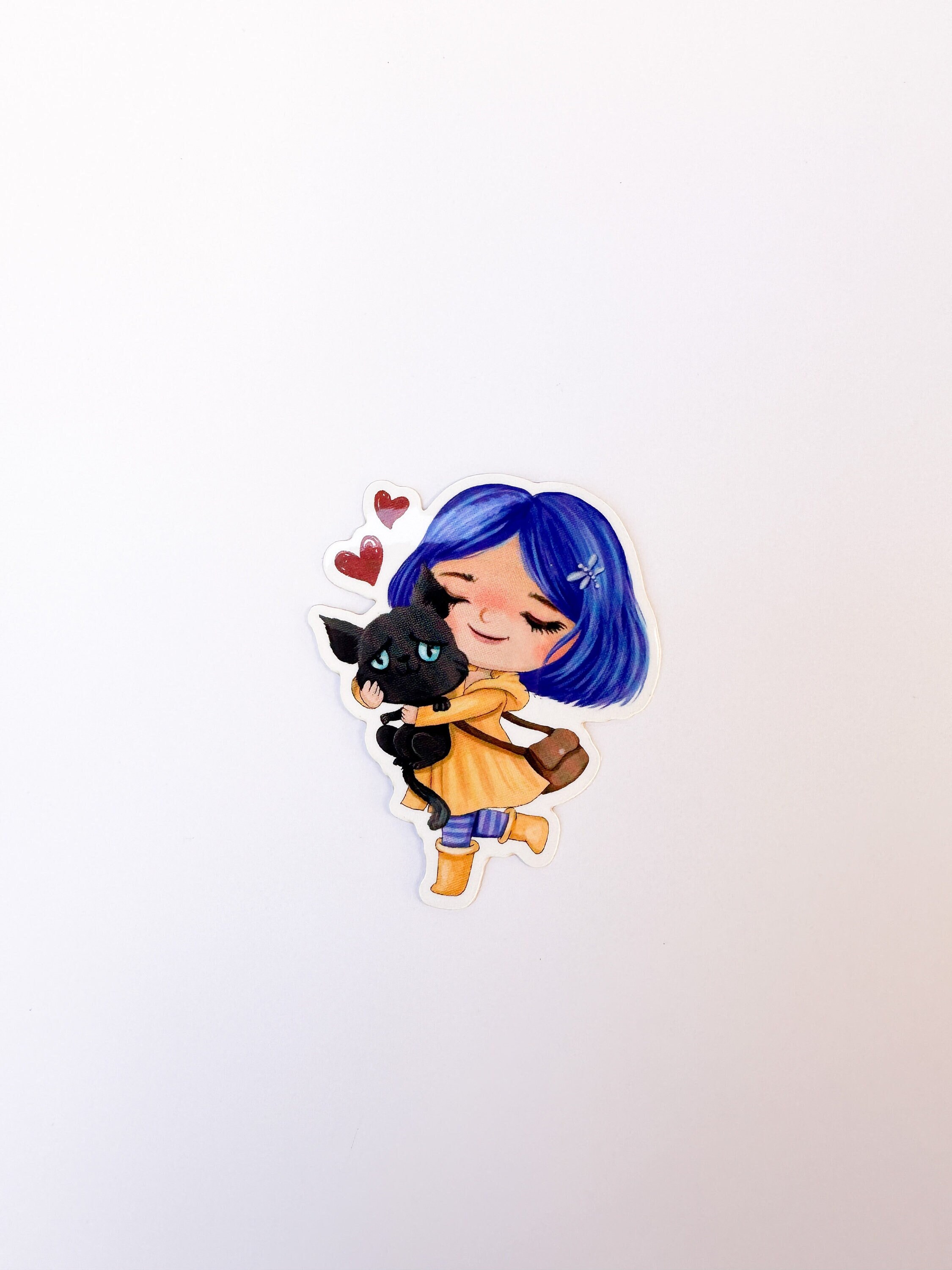 Cute Coraline Valentine's Sticker Coraline Sticker - Etsy