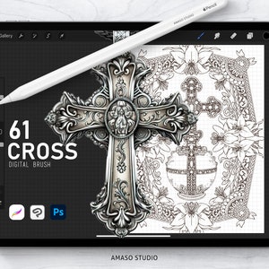 Cross for Procreate, Photoshop and Clip Studio Paint
