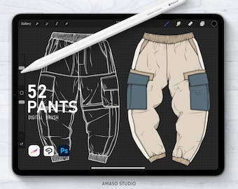 Pants For Procreate, Photoshop and Clip Studio Paint