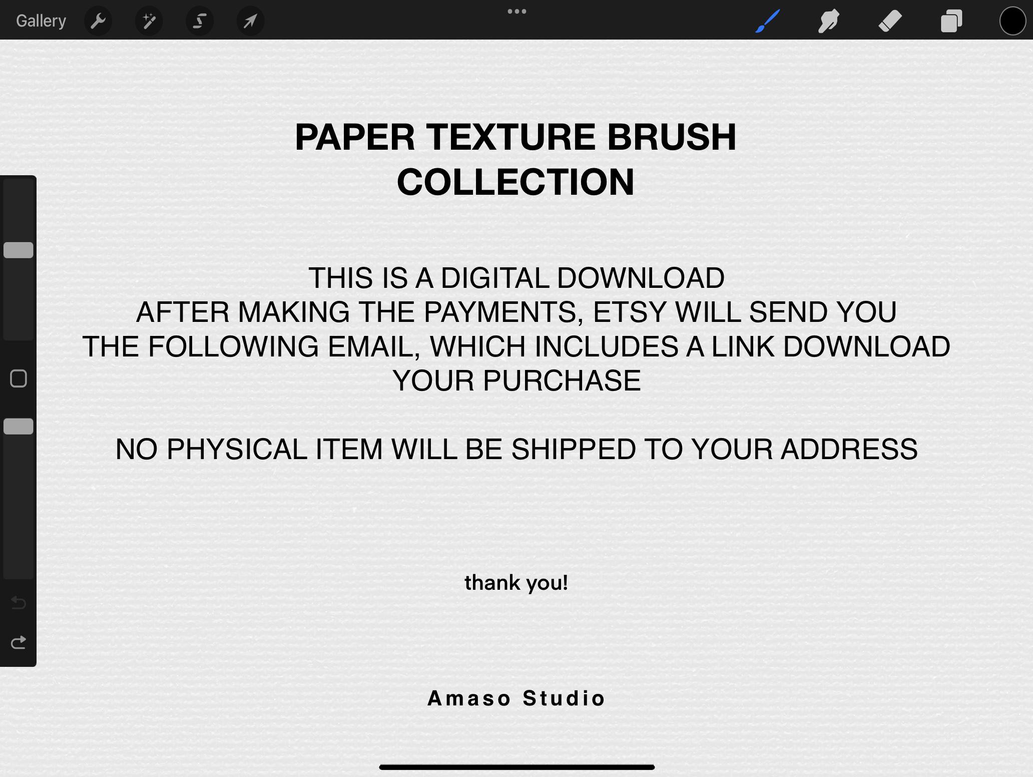 Paper Texture Brushes for Procreate | Realistic Paper Textures for ...
