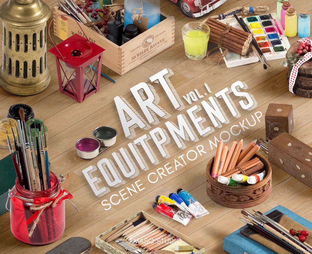 Art Equipments Scene Creator, Art Scene Generator, Digital Styling