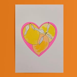 Just Love Mango - Impression risographe A6