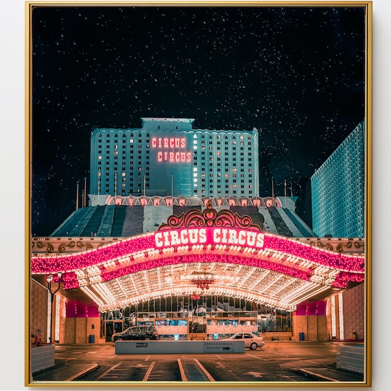アート・デザイン・音楽  WATSON Search : Las Vegas Nevada Las Vegas Nevada Print, Circus Circus Hotel and Casino Print
