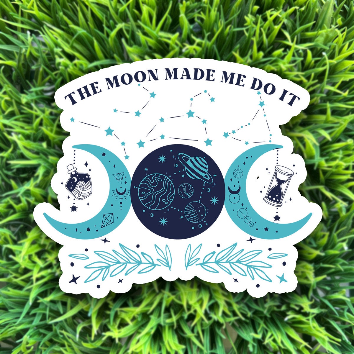 Sticker La lune m'a fait faire