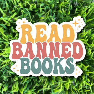 Read Banned Books | banned book lover sticker